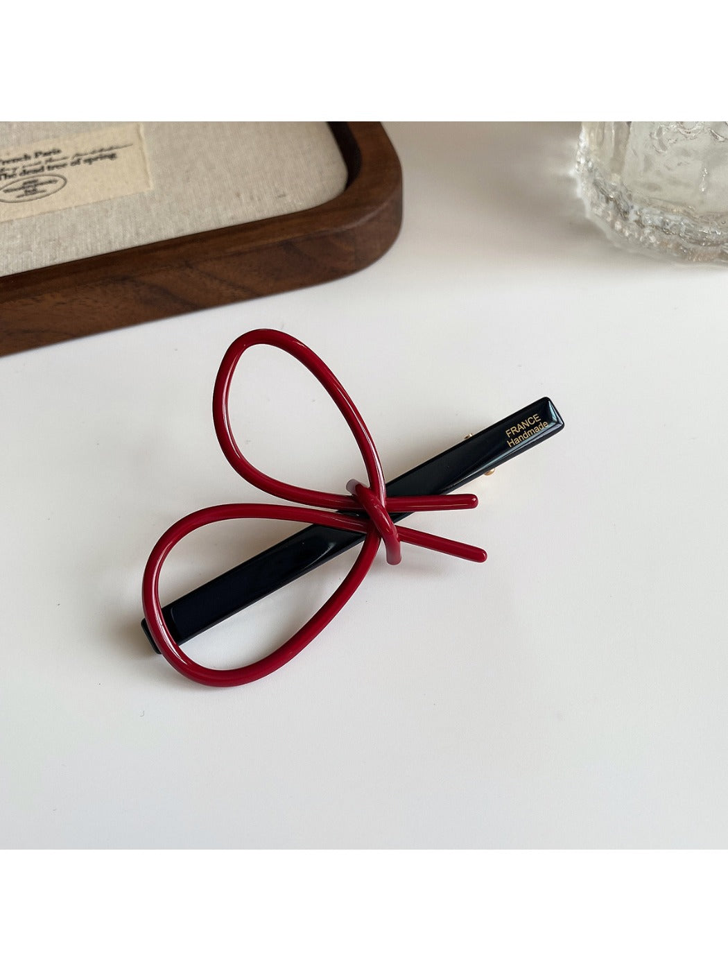 Beau - Openwork Bow Hair Clip