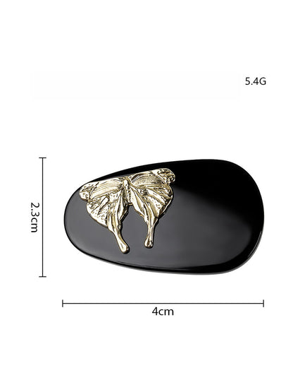Beau - Alloy Butterfly Detail Acetate Hair Clip