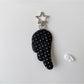 Keypus - Retro Angel Wing Fabric Charm Alloy Keychain