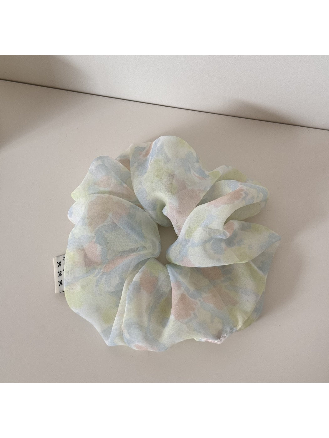 Gifty - Watercolor Mesh High Elastic Round Scrunchie