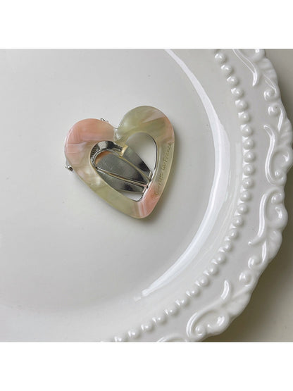 Beau - Stylish Heart Shaped Openwork Hair Clip