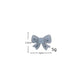 Beau - Sweet Bow Accent Plastic Alloy Hair Clip