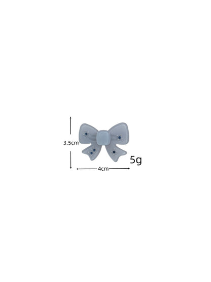 Beau - Sweet Bow Accent Plastic Alloy Hair Clip