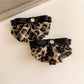 Beau - Polyester Alloy Leopard Bow Spring Hair Clip