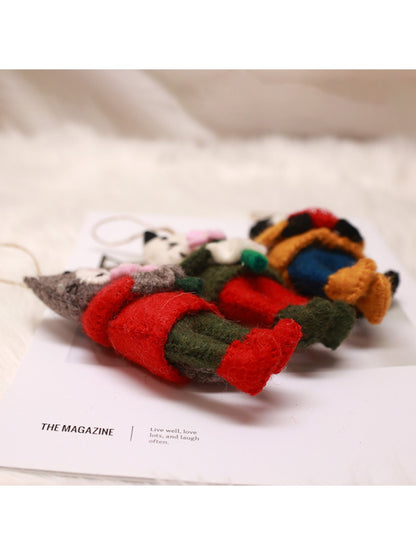 Feltery - Cute Plush 3D Cat Keychain Key Ring Bag Charm