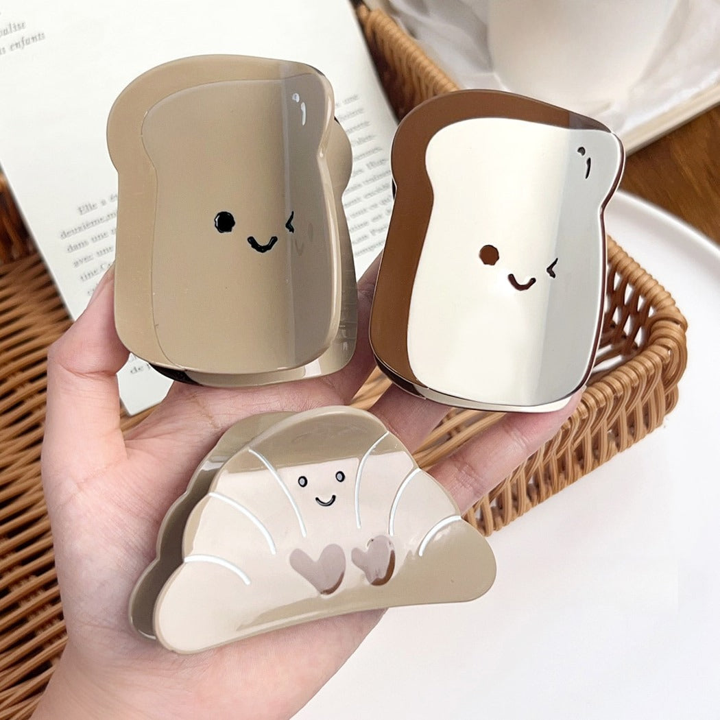 Beau - Simple Brown Food Shape Claw Clip
