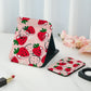 Mirroray - Floral Print Folding Desktop Makeup Mirror