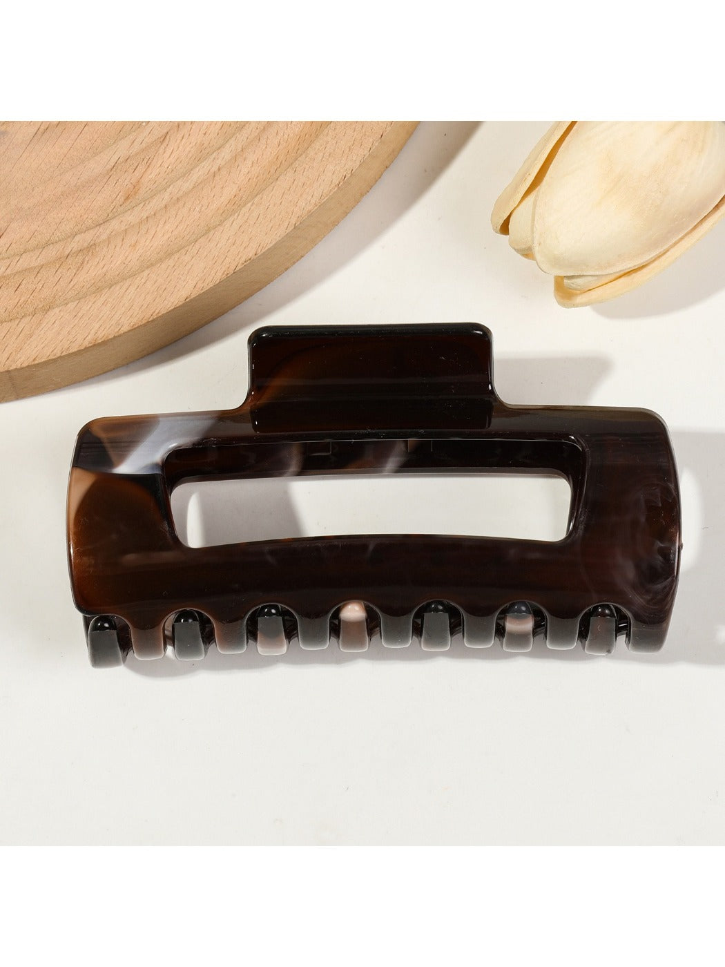 Beau - Round Edge Square Hair Clips