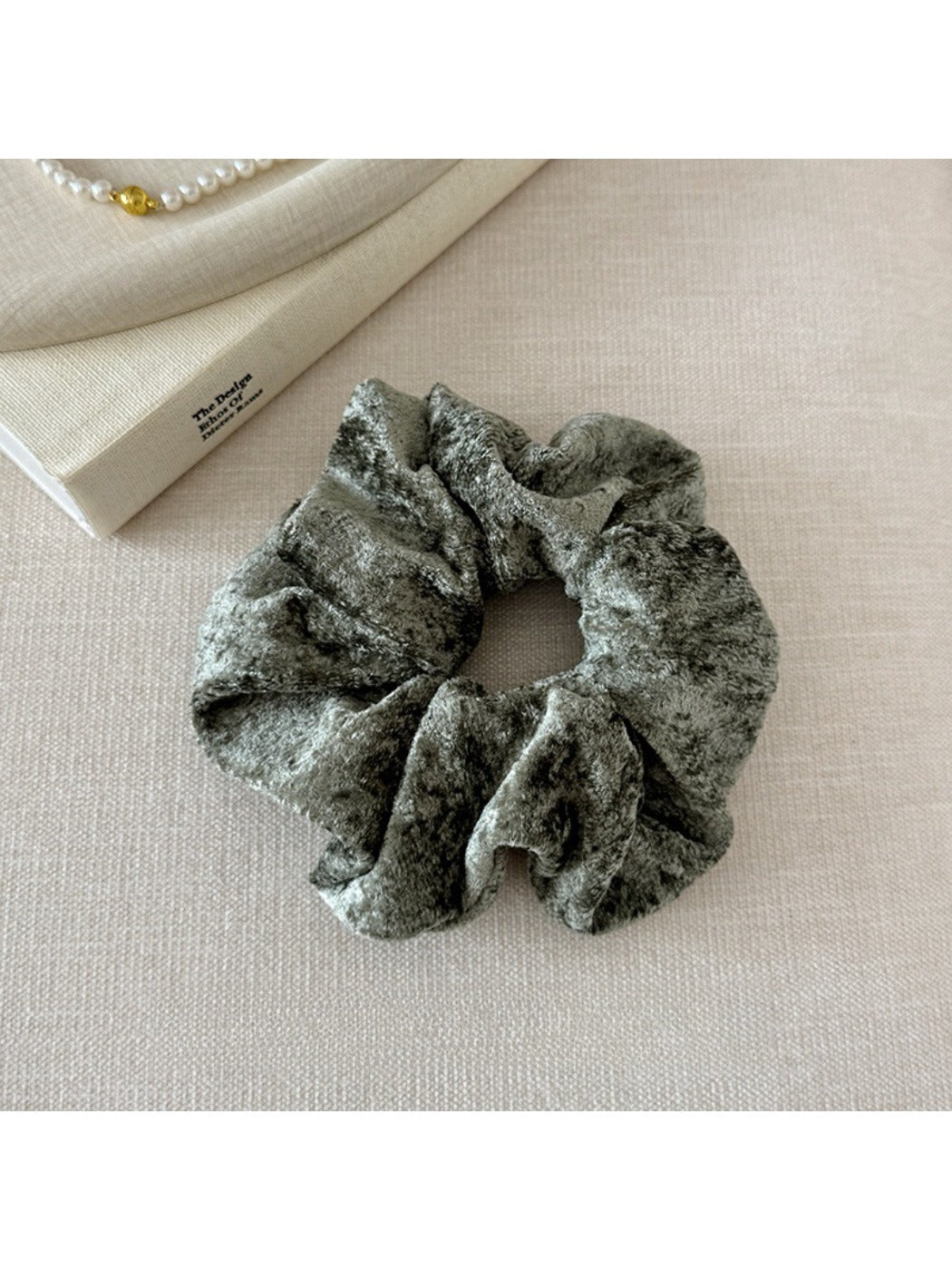 Gifty - Pleated Plush Hair Ring