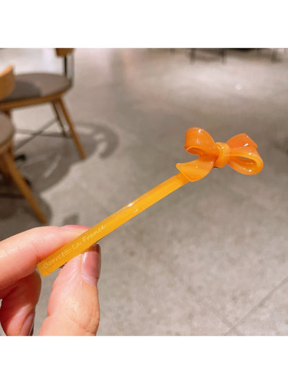 Beau - Chic Rectangular Bow Hair Clip