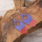 Earedge - Independence Day Theme Striped Earrings