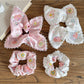 Gifty - Embroidered Satin-Look Polyester Scrunchie