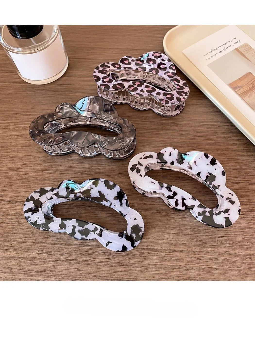Beau - Leopard Print Cloud Claw Clip