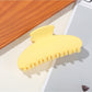 Beau - Matte Plastic Oval Shape Hair Styling Claw Clip
