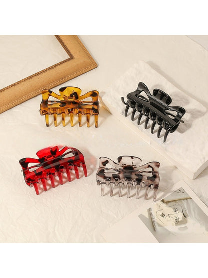 Beau - French Style Tortoiseshell Texture Claw Clip