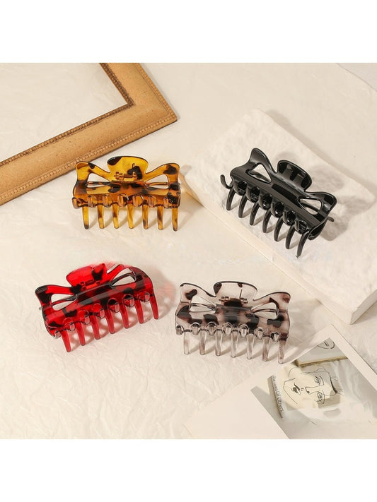 Beau - French Style Tortoiseshell Texture Claw Clip