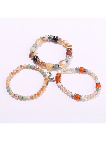 Lovra multi-row bracelet displayed on a white background showing bead details