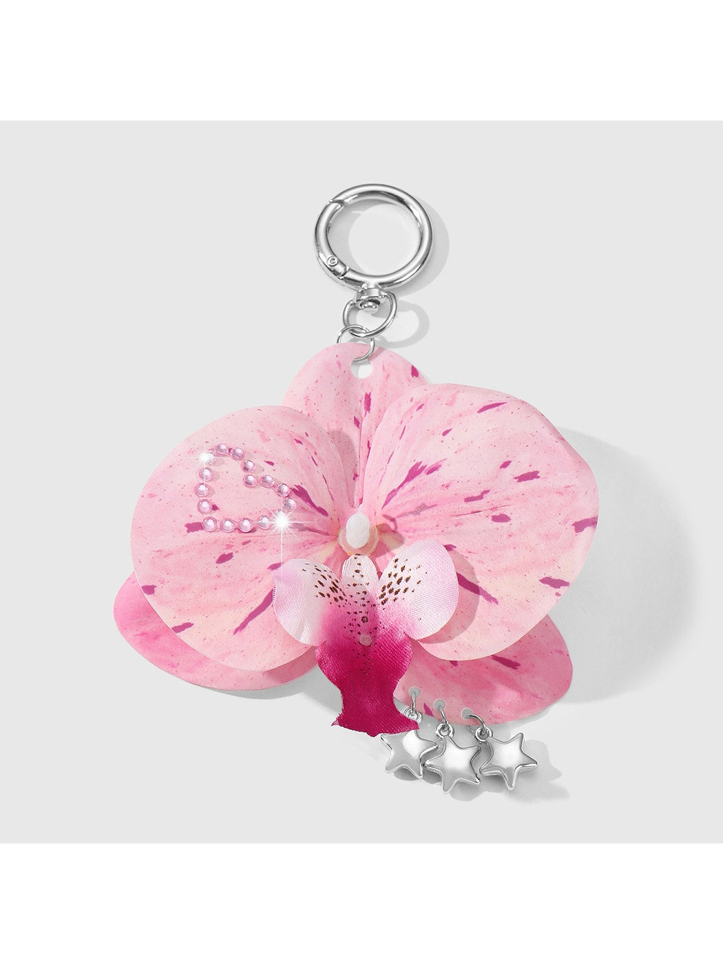 Keypus - Y2K Style Orchid Decorative Bag Charm Keychain