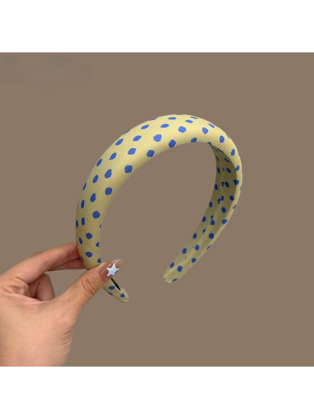 Gifty - Rounded Polka Dot Fashion Hair Headband