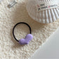 Gifty - Minimalist Solid Color Heart Hair Tie