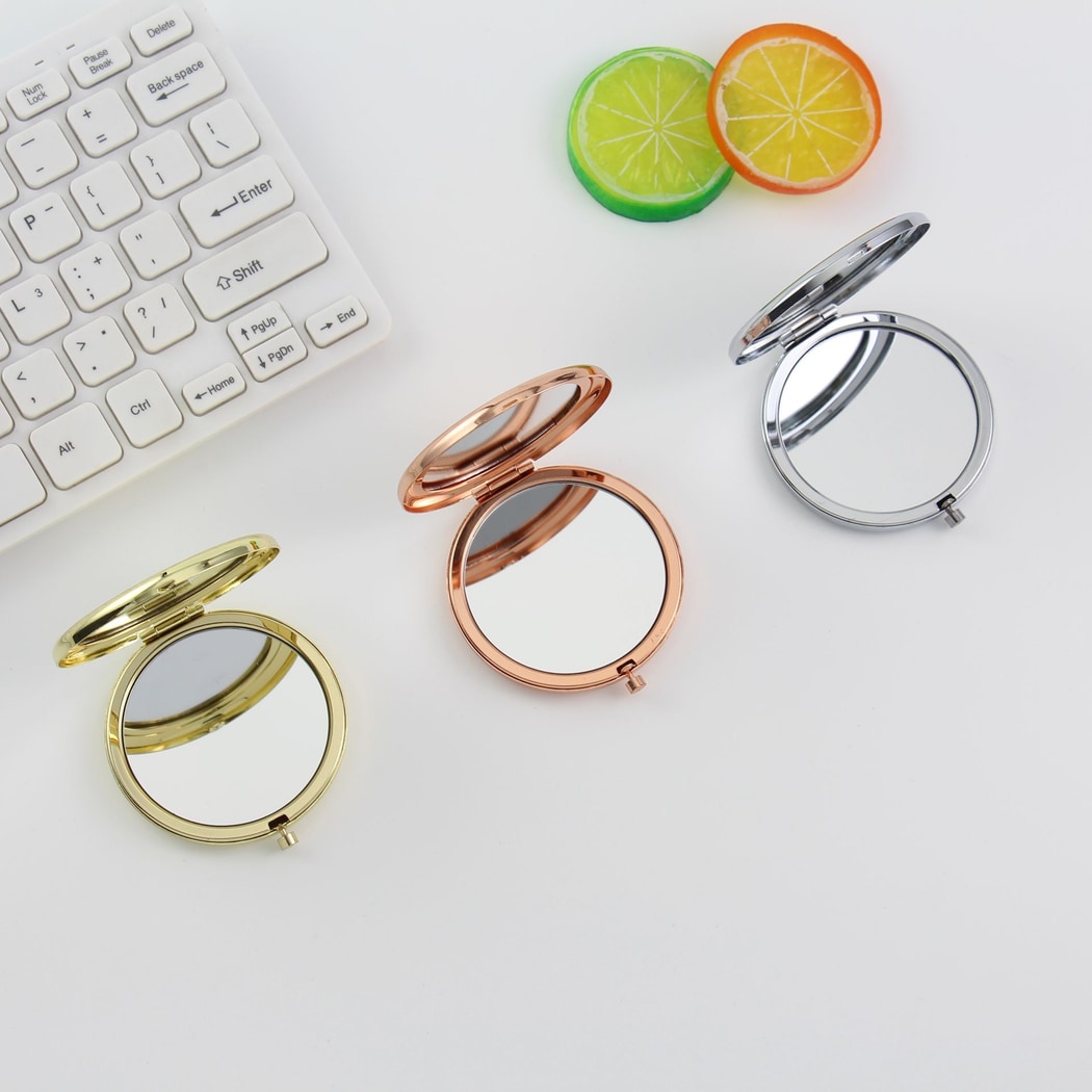 Mirroray - Pastel Toned Round Folding Mirror