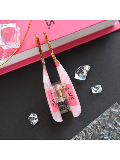 Beau - Pink Wine Bottle Hair Claw Clip