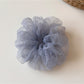 Gifty - Ruffled Polka Dot Polyester Mesh Hair Scrunchie