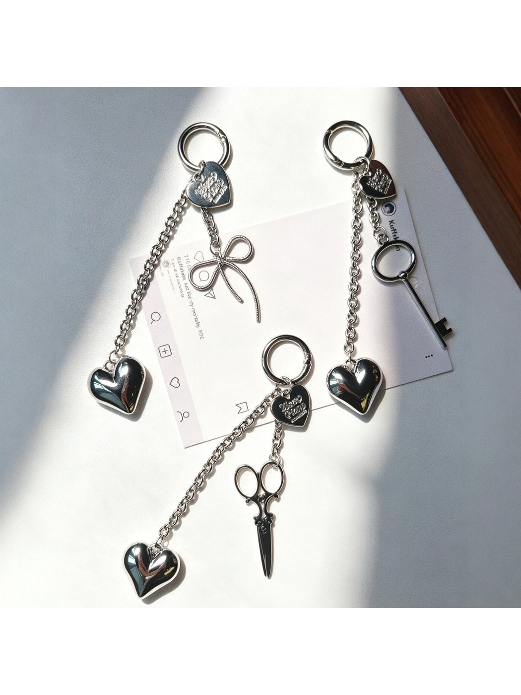 Keypus - Decorative Alloy Bag Charm Pendant Keychain