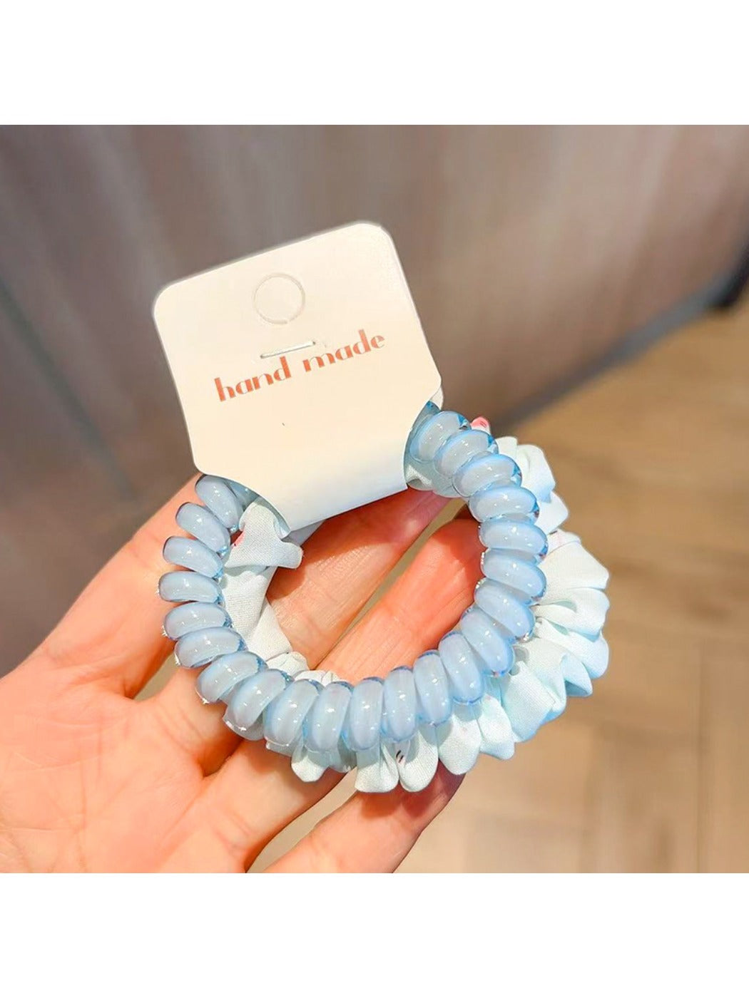 Gifty - Cartoon Jelly Telephone Coil Hair Ties 2 Pack