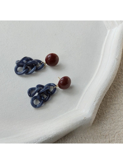 Earedge - Trendy Chain Drop Earrings