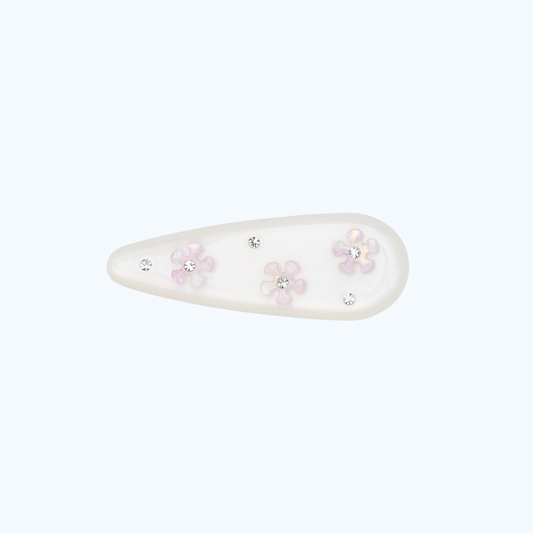 Beau - Sweet Floral Teardrop Hair Clip