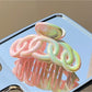 Beau - Glossy Gradient Acetate Fish Tail Hair Claw Clip