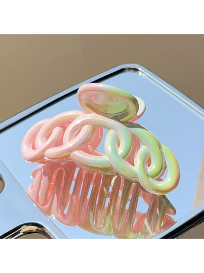 Beau - Glossy Gradient Acetate Fish Tail Hair Claw Clip