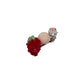 Beau - Strawberry Beaded Fruit Design Bang Hair Clip
