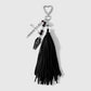 Keypus - Halloween Dark Tassel Skull Cross Keychain