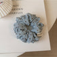 Gifty - Heart Pattern Ruffled Mesh Scrunchie