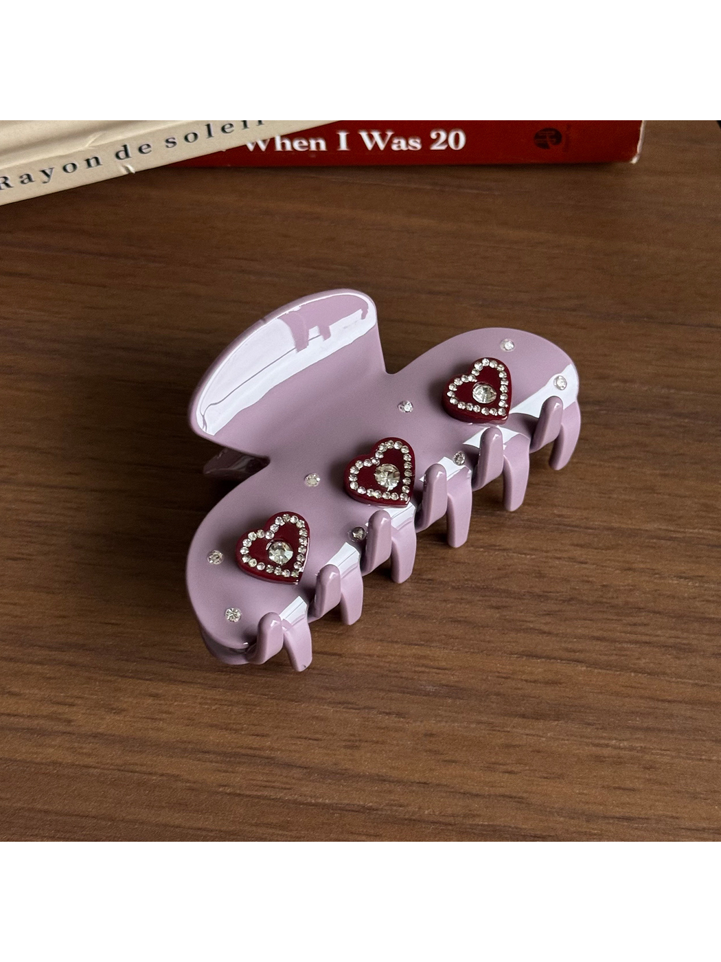 Beau - Fruit Accent Glossy Acetate Claw Clip