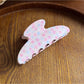 Beau - Sweet Floral Print Acrylic Claw Clip