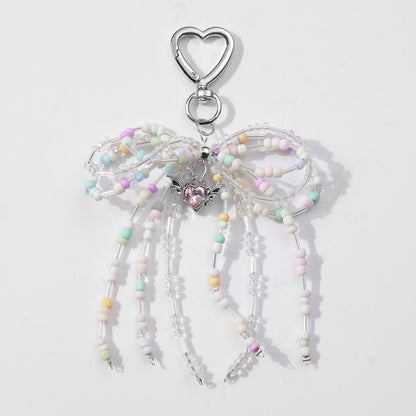 Keypus - Sweet Style Beaded Bow Keychain