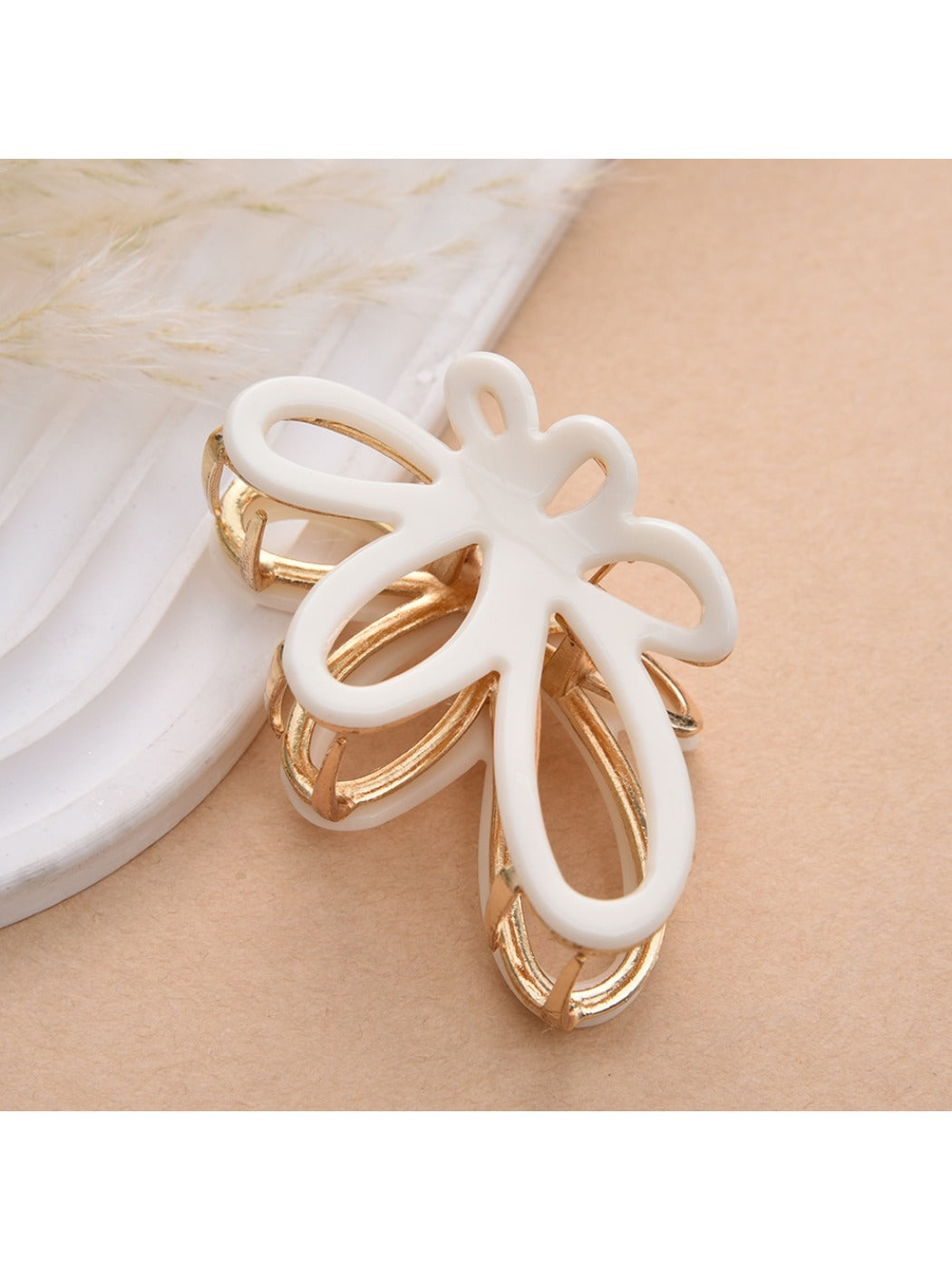 Beau - Openwork Butterfly Claw Clip