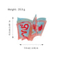 Beau - Printed Book Shape Acetate Hair Claw Clip