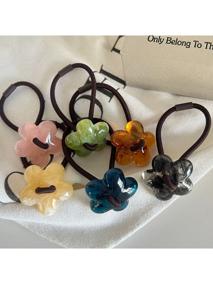 Gifty - Solid Floral Hair Tie