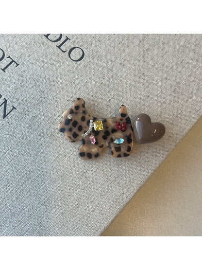 Beau - Stylish Leopard Print Hair Clip