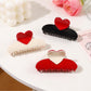 Beau - Valentine's Day Half Moon Hair Claw Clip