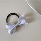 Gifty - Sweet Style Plaid Bow Decorative Ponytail Hair Tie