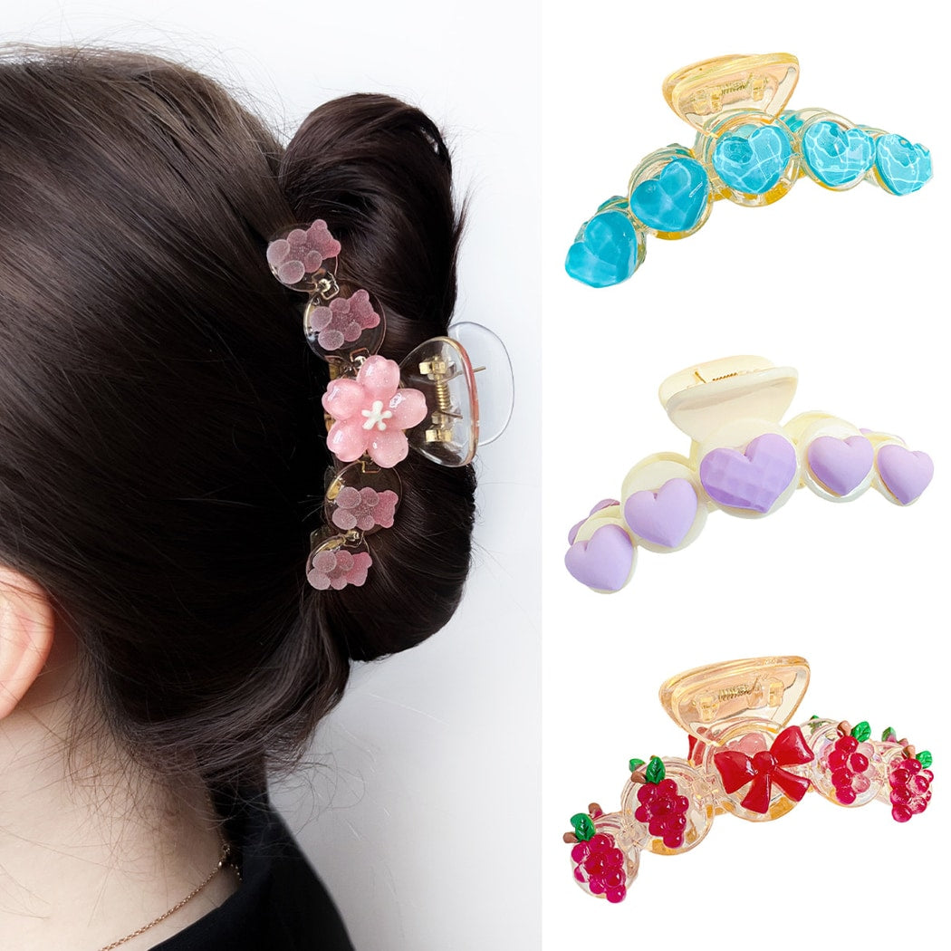 Beau - Sweet Fruit Design PS Hair Claw Clip