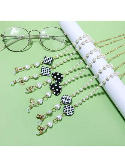 Velra - Checkerboard Beaded Eyeglass Strap