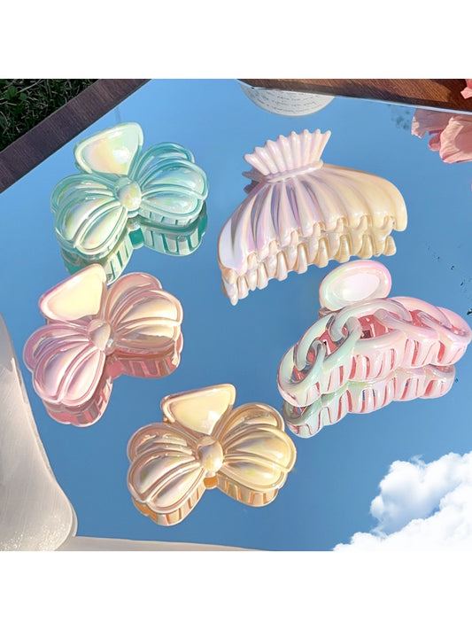 Beau - Glossy Gradient Acetate Fish Tail Hair Claw Clip