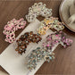 Beau - Openwork Flower Acetate Hair Claw Clip