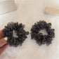 Gifty - Leopard Print Mesh Round Detail Hair Tie